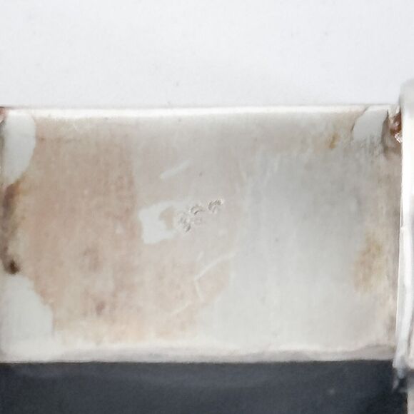 Vintage Sterling Silver 925 Purple Abalone Pendant - Picture 5 of 7